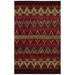 White 36 x 0.625 in Area Rug - Capel Rugs Fort Apache Tufted Wool Red/Cinnamon Area Rug Wool | 36 W x 0.625 D in | Wayfair 3057RS03000500500