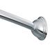 Moen 72" Curved Fixed Shower Curtain Rod Stainless Steel in Gray | 72 W x 3 D in | Wayfair CSR2166CH