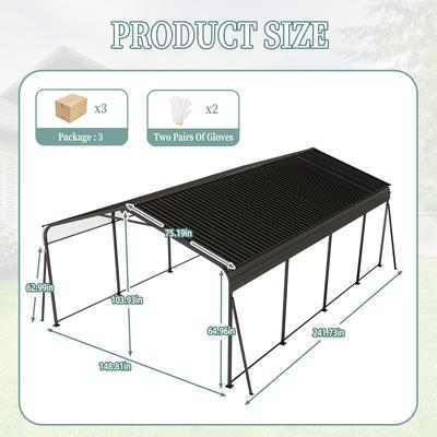 Carport - Heavy Duty Outdoor Vehicle Shelter