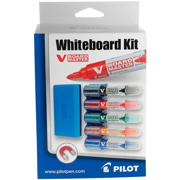 Pilot Whiteboard-Marker »V BOARD MASTER Set« 2 - 5 mm 5 Stück rot Image