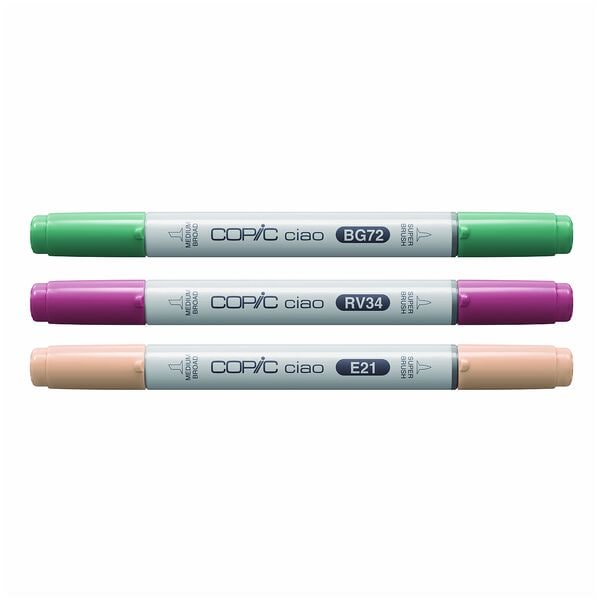COPIC® Ciao Layoutmarker-Set Ciao Vibrant Palette 3 Stück pink Image