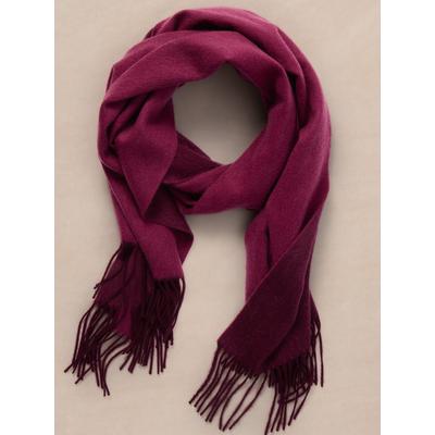 J.McLaughlin Women's Jaipur Cashmere Scarf Merlot/Light Merlot