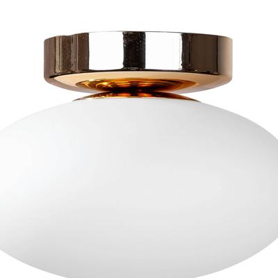 Deckenlampe Ufo Domiluce, dimmbar, weiß / opal, für Wohn- / Esszimmer, Glas, Modern, Deckenlampe Image