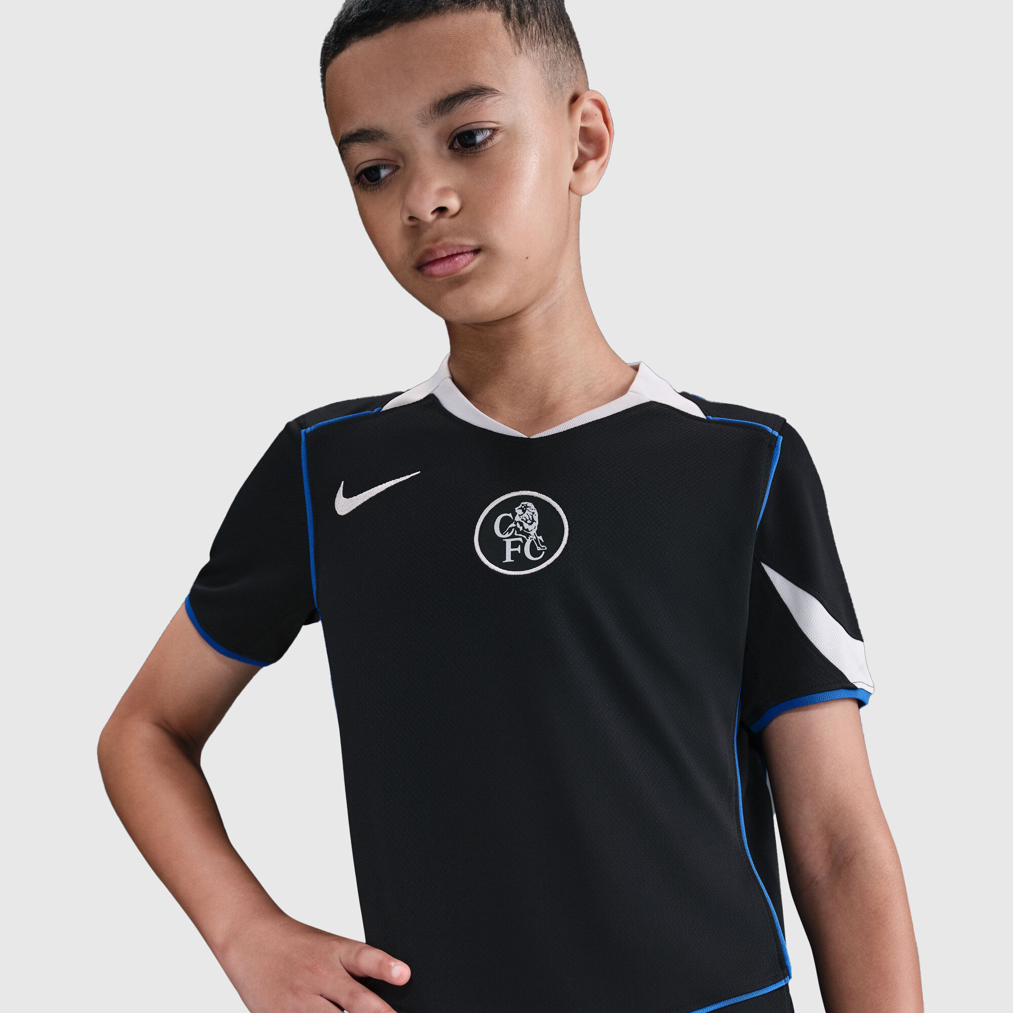 Chelsea Nike Ausweichtrikot 2025–26 – Kinder Image