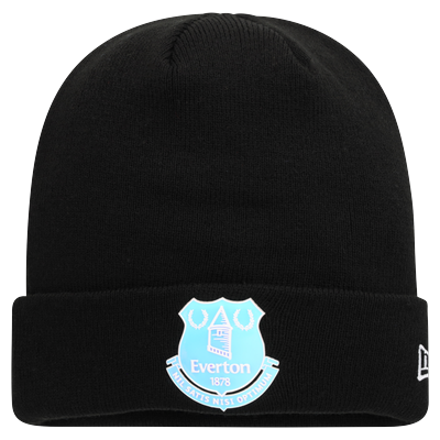 Everton New Era Iridescent Cuff Beanie – Schwarz – Unisex Image