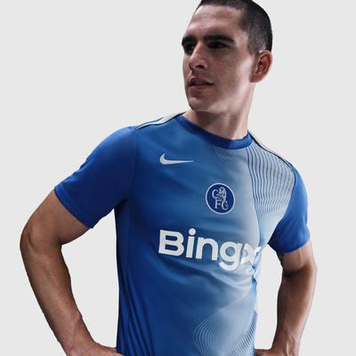 Chelsea Nike Pre-Match Top – Blau Image