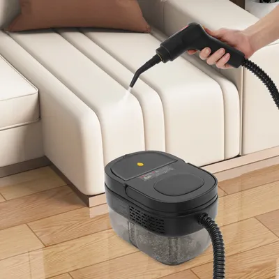 1500 W Handdampfreiniger mit Reinigungsdüsen, 1600 ml Wassertank, tragbarer Mehrzweck-Dampfgarer