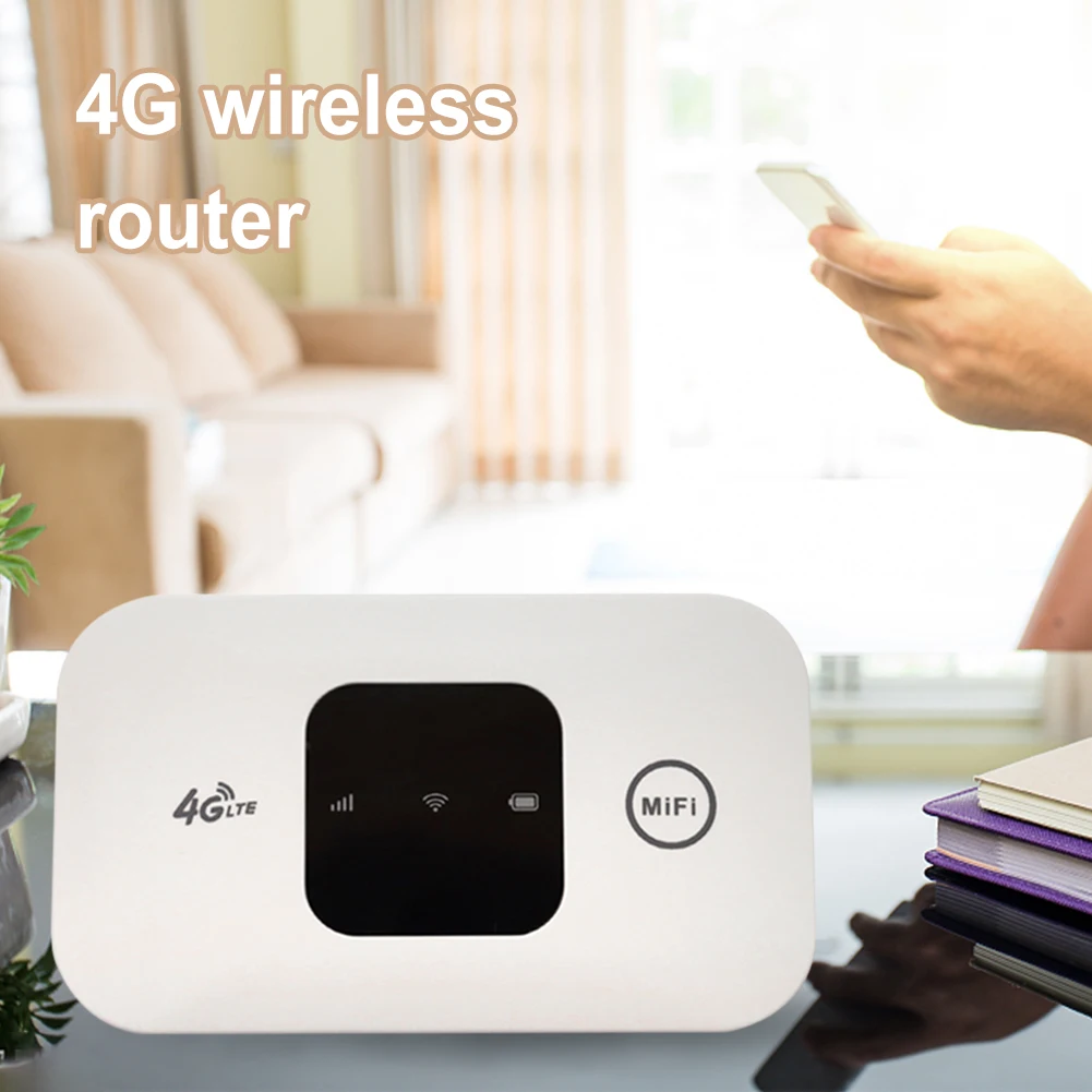 4G Lte Router Drahtlose Wifi Repeater Tragbare Modem Mini Outdoor Hotspot Tasche Mifi 150 mbps Sim Karte Slot Repeater 2100 mAh Image