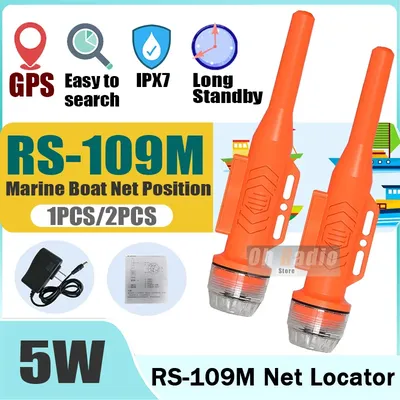 RS-109M Marine Boat Net Position IPX7 Ais Transponder Waterproof Fishing Buoy Tracker Fast Receiving Positioning Gps Navigation