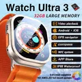 2025 Nuovo DT Watch 3 Ultra Men High-end Smart Watch 32GB di memoria GPS Mappa NFC Video Chat GPT Chiamata Bluetooth Sport Smartwatch Donna