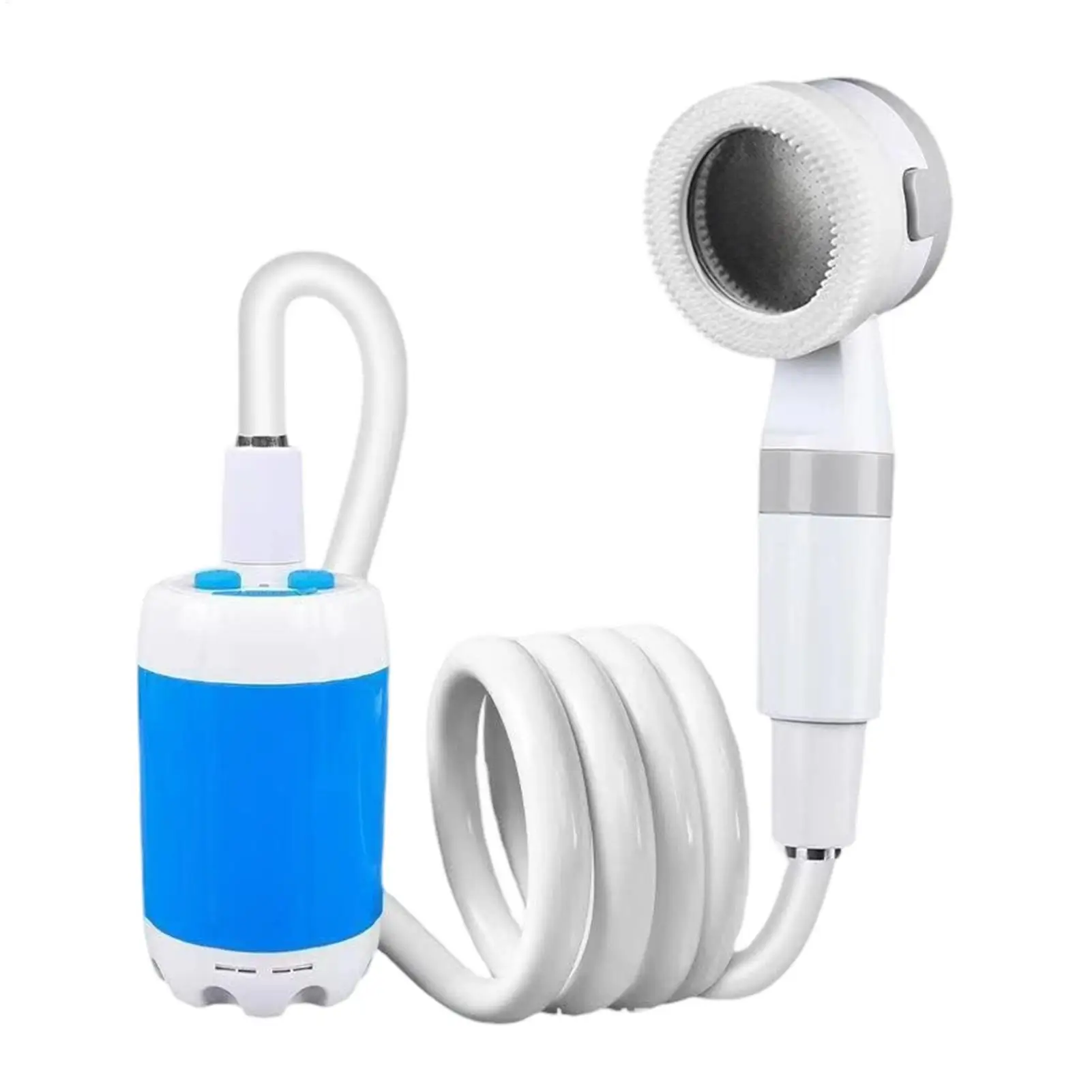 Camping-Duschpumpe, tragbare Wasserpumpe, Dusche im Freien, 5000 mAh, wasserdicht, Waschzubehör, Camp-Wassersprüher für den Außenbereich