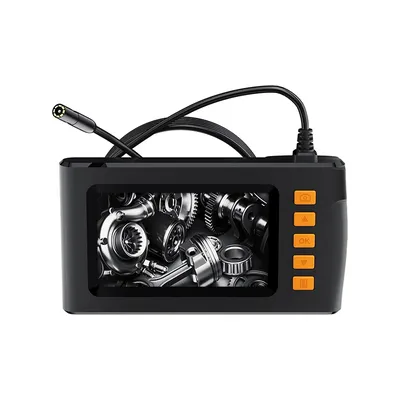 GUANMOU Industrial Endoscope Camera Waterproof IP67 Inspection Borescope Drain Snake Camera with 4.3 Inch Display for Pipe