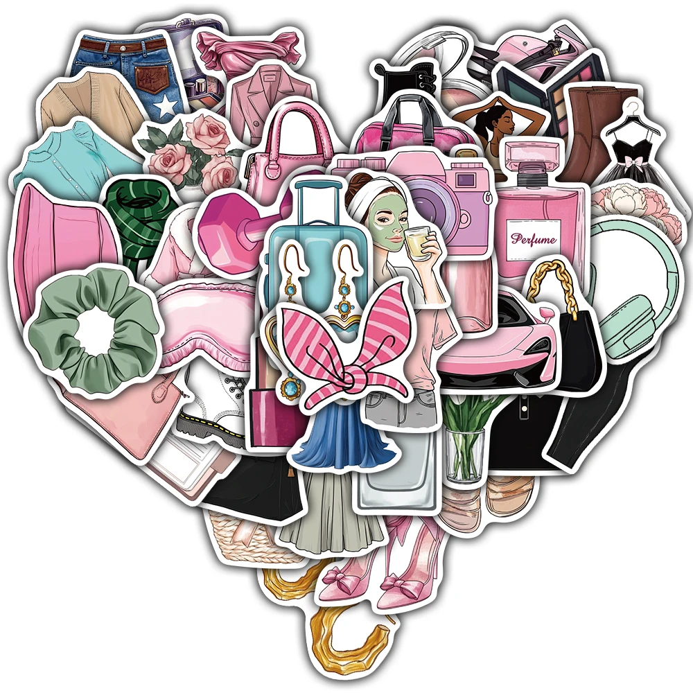 50/100PCS Thema Aufkleber Graffiti Nostalgie Laptop Skateboard Kunst Bild Gepäck Kaffee Scrapbooking Wand Zimmer Aufkleber ﻿ Image