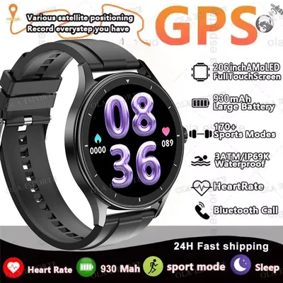 GPS Tracking Smart Watch Frauen 10ATM Wasserdichte Bluetooth Anruf Herzfrequenz Überwachung 100 + Sport Smartwatch Männer Pk T-Rex 3 Uhr