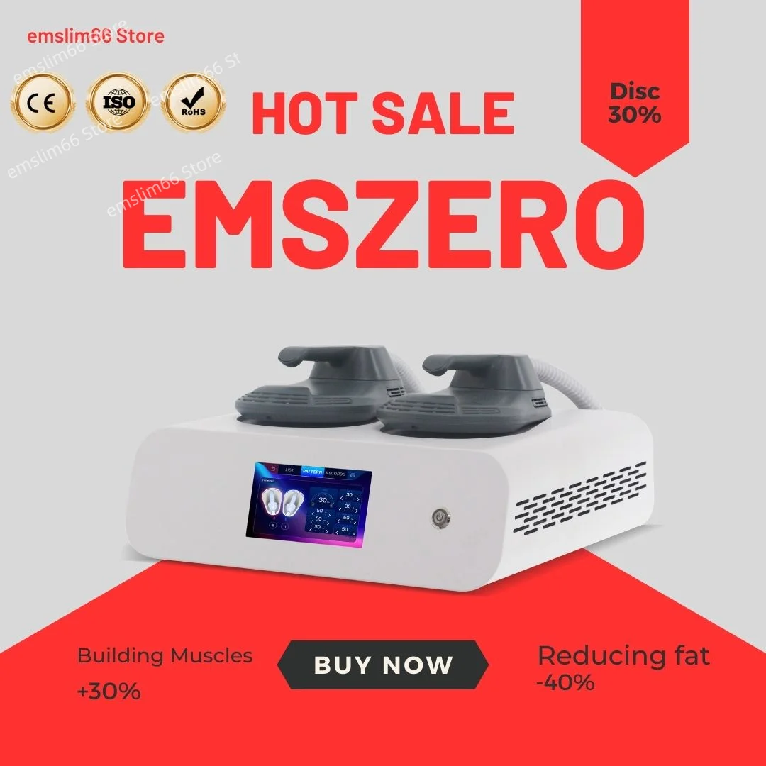 EMSzero Body Sculpting EMS Muskelstimulator 6500 W Hi-emt-Maschine mit 2 Griffen Body Scultping