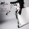 2025 Winter Sexy Über Das Knie Stiefel Frauen Plattform High Heels 16 CM Nachtclub Frau Schuhe Größe 43 Pole Dance Oberschenkel hohe Stiefel