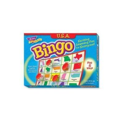 Trend Enterprises USA Bingo Game, 3-36 Players, 36 Cards/Mats