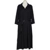 Tommy Hilfiger Damen Kleid, Gr. 50, marineblau, Elasthan, Viskose