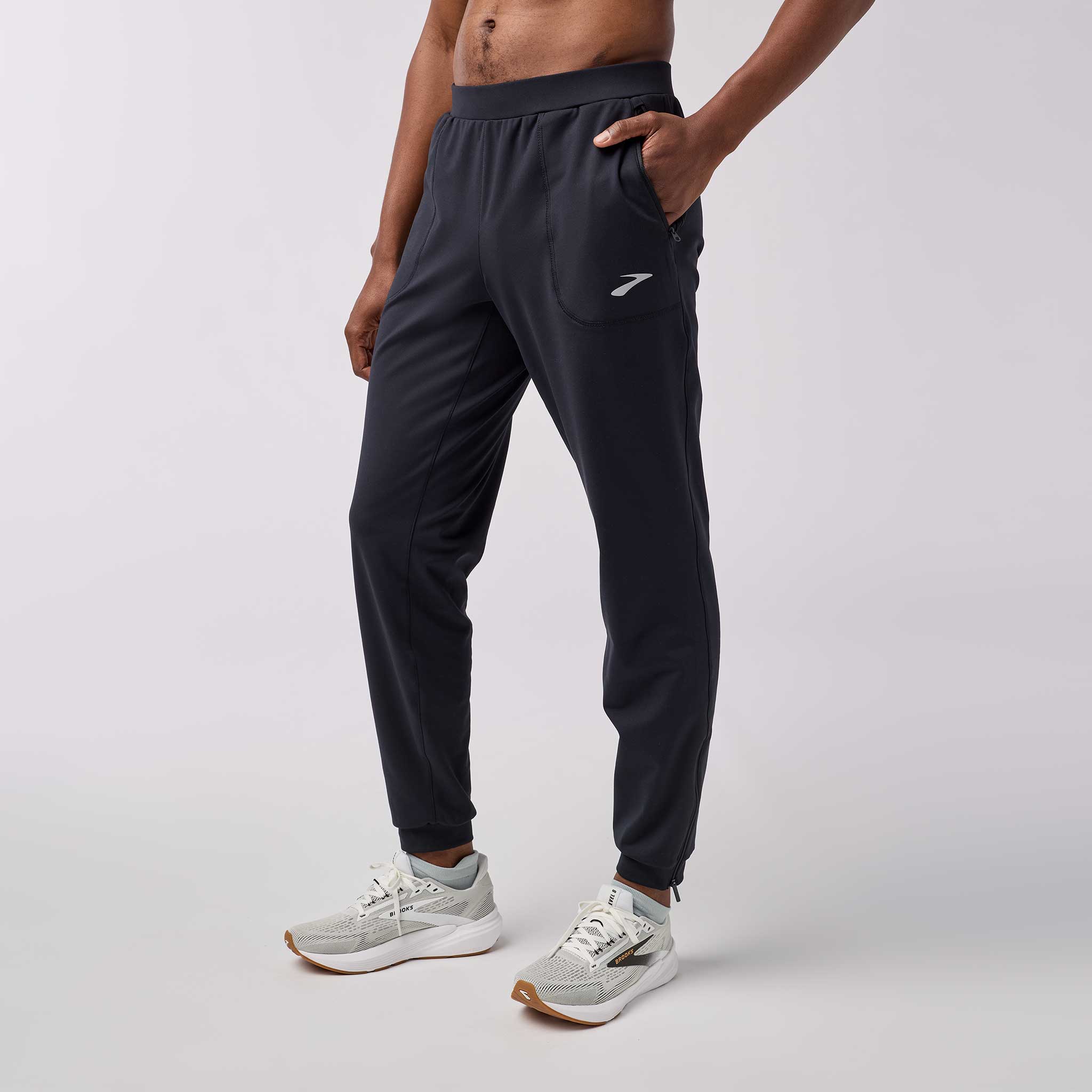 Brooks Momentum Thermal Pant Men's Running Apparel Black (Older Black)