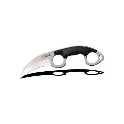 Cold Steel Double Agent I Neck Knife, Black Fixed Blade, 39FK