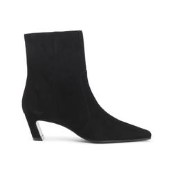 Stuart Weitzman Stiefel - Pointed Toe Ankle Boots With Mid-Height Heel - Gr. 40 (EU) - in Schwarz - für Damen