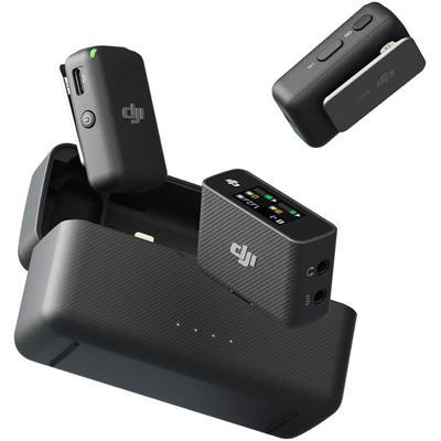DJI Streaming-Mikrofon "MIC 3 (1 Sender + 1 Empfänger)", schwarz, B:2,83cm H:1,63cm L:2,87cm T:0,00cm, Mikrofone