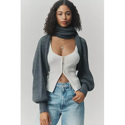 By Anthropologie Twist Shrug Jumper