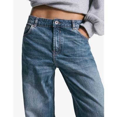 Bershka Baggy Jeans Women 12 Green