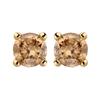 Paar Ohrstecker OROLINO "585/- Gelbgold 2 Brill. 0,25 ct. braun", gelb (gelb, braun), Ohrringe, Damen, ONE-SIZE, 0,25 ct, Gold