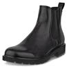 Chelseaboots ECCO "Metropole Vienna", Damen, Gr. 41, schwarz, Leder, klassisch, Schuhe, Stiefelette, Schlupfboots, Casual-Boots mit Stretcheinsätze