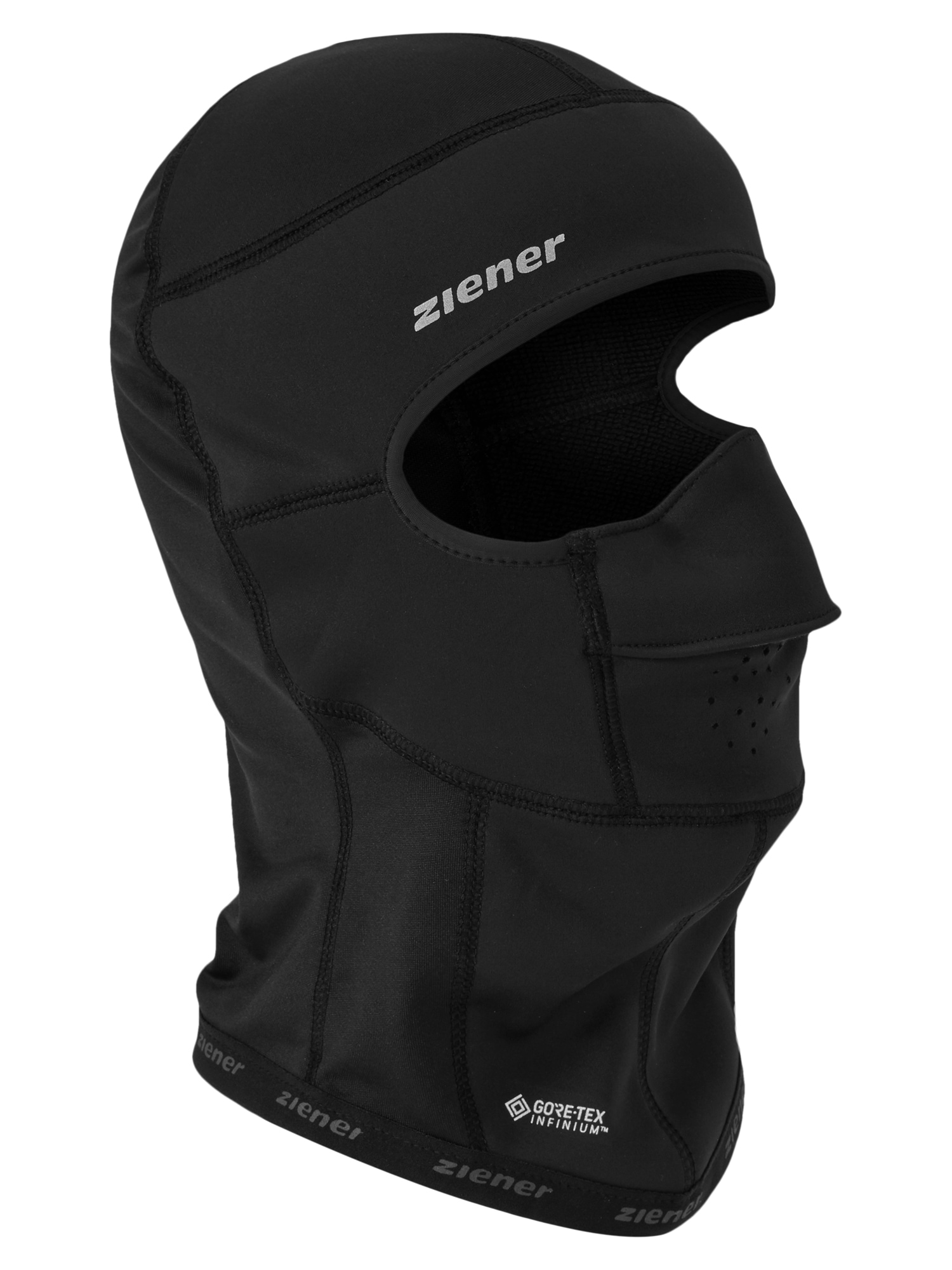 Sturmhaube ZIENER "IQUITO-Z WS mask junior", Kinder, Gr. XS, schwarz, Materialmix, Mützen Image