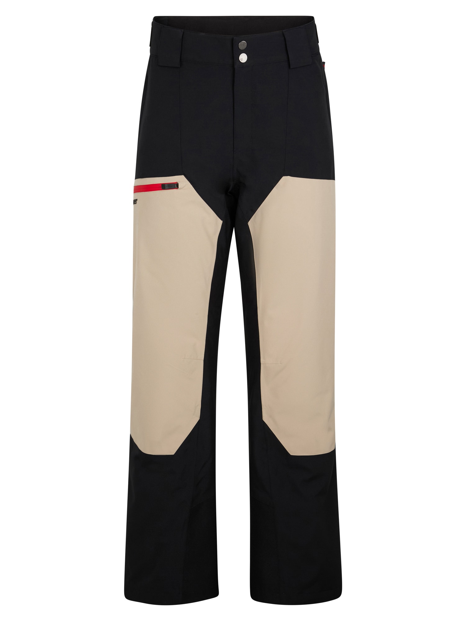 Skihose ZIENER "TIFFAN-Z pants man", Herren, Gr. 48, EURO-Größen, sandstone.schwarz, Obermaterial: 100% Polyester (recycelt); Obermaterial 2: 100% Polyester; Futter: 100% Polyamid; Wattierung: 100% Polyester (recycelt), Hosen Image