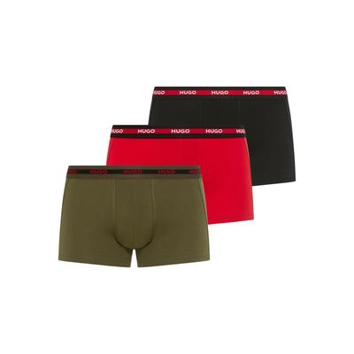 Trunk HUGO UNDERWEAR "TRIPLET", Herren, Gr. L (52), bunt (open miscellaneous 989), Jersey, Obermaterial: 95% Baumwolle, 5% Elasthan, eng, Unterhosen, mit Logoschriftzug Image