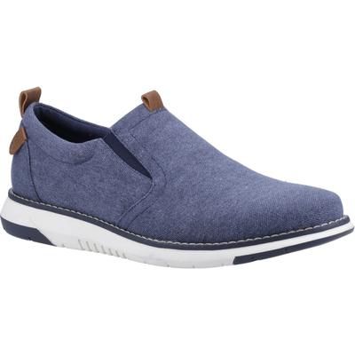 Hush Puppies Benny Canvas Herren Mokassins in Marineblau Image