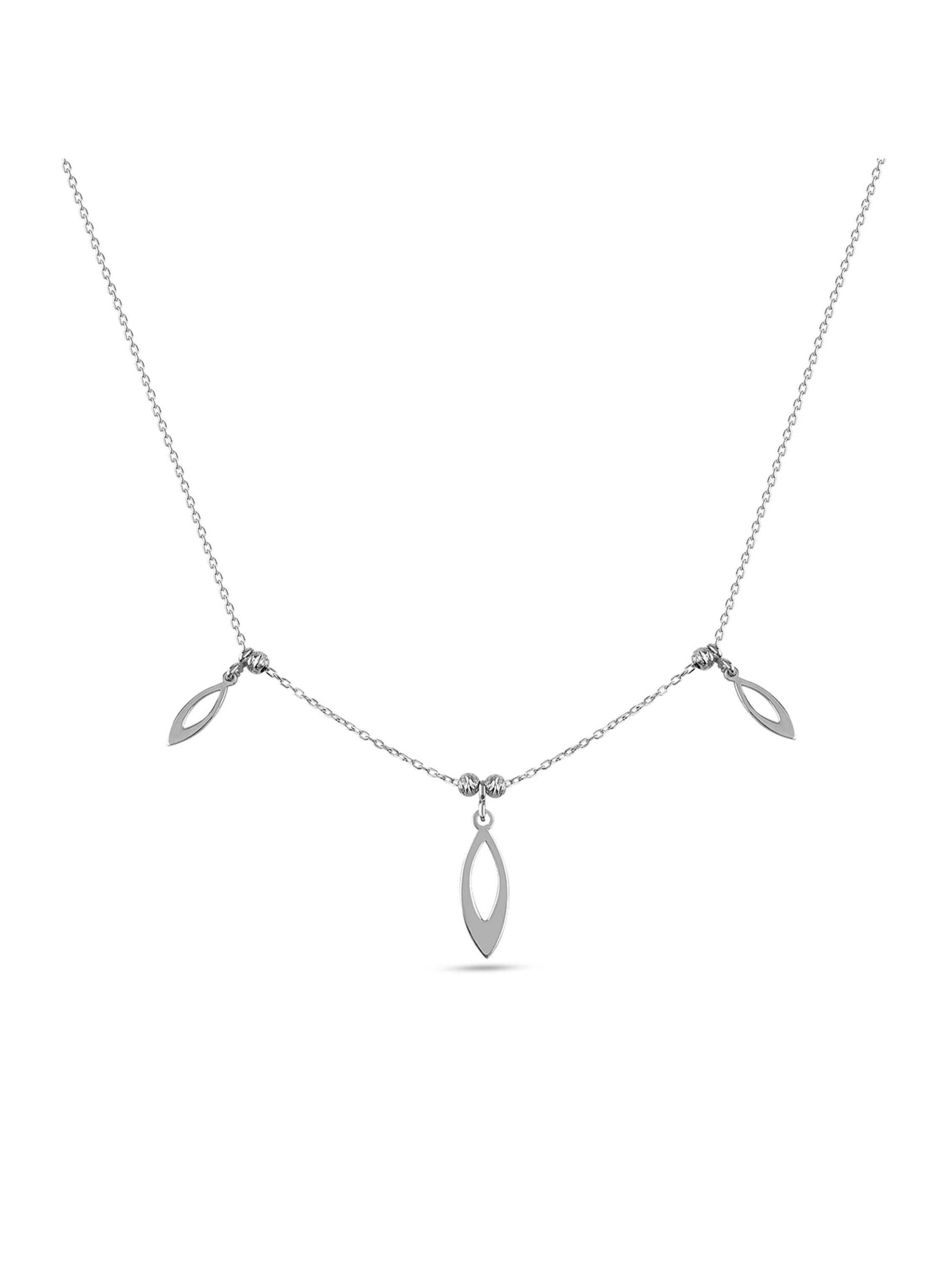 Dkeniz Anhänger mit Kette 925/- Sterling Silber Pure Geometrie Silberkette