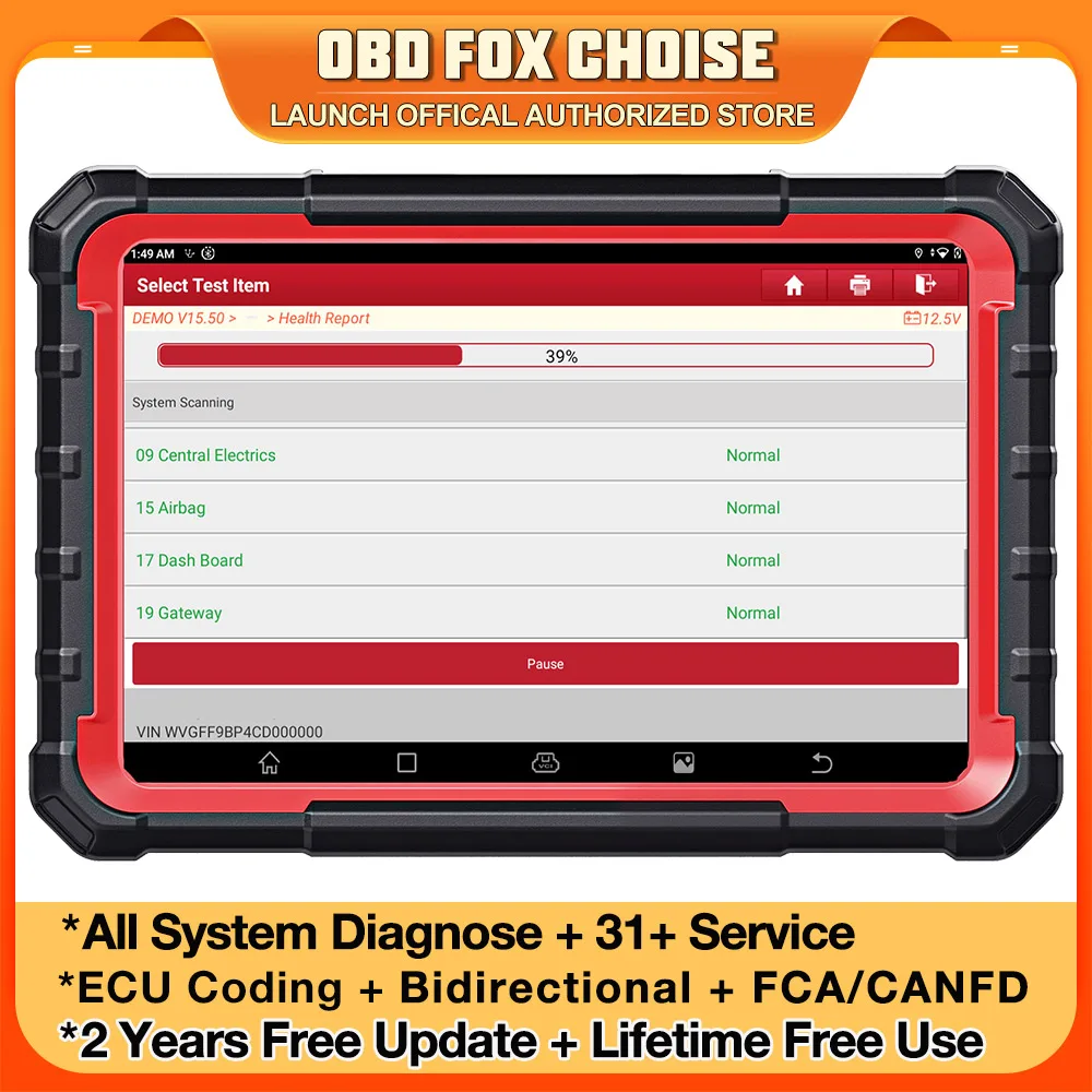 LAUNCH X431 PRO ELITE CANFD DOIP Auto-Vollsystem-Diagnosetools ECU-CODING Bidirektionale Steuerung 31+ Reset OBD2-SCANNER