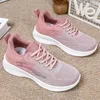 Frühling und Herbst Sport frauen Schuhe 2024 Neue Farbverlauf Casual Sport Schuhe Mesh Atmungsaktive Weiche Sohle frauen Schuhe