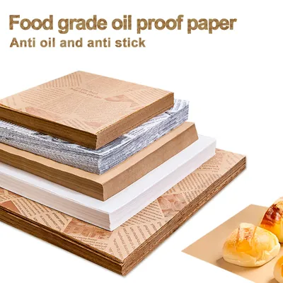 Wax Paper Sheets Grease Resistant Tray Basket Liners Newsprint Paper Water and Grease Proof Sandwich Wrapping Paper for Food