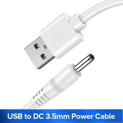 1,35*3,5mm USB zu DC 3,5mm Stromkabel 5V Ladegerät Kabel Schnellkupplung für HUB USB Fan Lampe Runde Loch Adapter