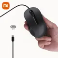 Mouse cablato Xiaomi Type-C Mouse ergonomico silenzioso Mouse da gioco per ufficio Mouse USB-C per laptop Tablet Mouse per telefono cellulare