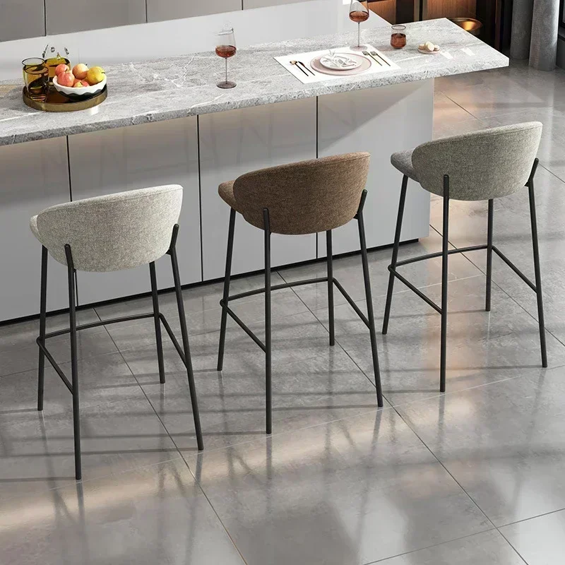 Sgabelli dal design moderno Mobili per salone di caffetteria Sgabelli da cucina alti Sedia da bar Sgabello da bancone Sgabello da bar regolabile Soggiorno