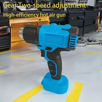 21V Portable Hot Air Gun cordless design rechargeable Cordless for Makita Battery Electric Heat Gun with a nozzle