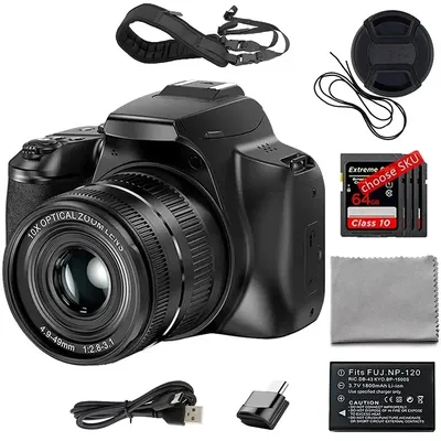 4k profession elle Video-SLR-Kamera 64mp Vlog Digital kamera für Youtube Livestream Webcam 10x optischer Zoom Fotografie Camcorder