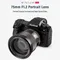 Obiettivo per fotocamere Viltrox 75mm F1.2 Pro Obiettivo con messa a fuoco automatica APS-C per fotocamere Mirrorless Sony E Nikon Z Fujifilm X Mount