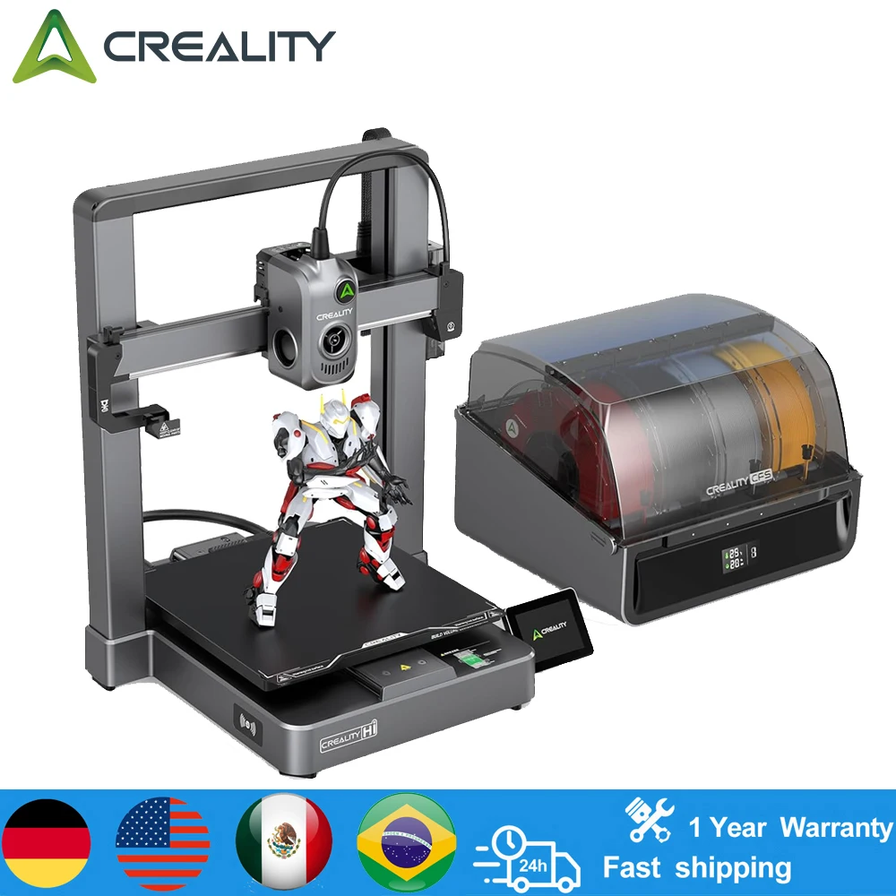 ​​Creality Hi Combo Complete 3D Printing Starter Kit with UserFriendly Design and Quick Setup for Beginners Includes Creality