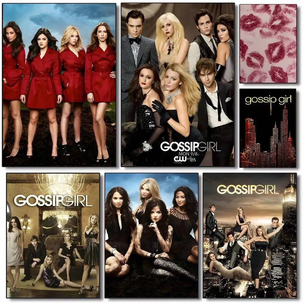 G-Gossip Girl TV-Poster, HD-Kunst, klebrige Wand, wasserdicht, Zuhause, Wohnzimmer, Schlafzimmer, Bar, ästhetische Dekoration Image