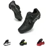 Herren Carbon Fiber Sports Speed - Control Fahrradschuhe, Damen Mountain Racing Flat - Sole SPD Rennradschuhe