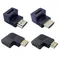 HDMI-Stecker auf Buchse, 90-Grad-rechtwinkliger L-Typ-Anschluss für LCD-TV-Monitor-Projektor. Vergoldet