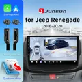 Junsun 360 ° Telecamera panoramica Autoradio Per Jeep Renegade 2016-2020 Schermo CarPlay Wireless Android Auto Stereo GPS Navi RDS WiFi
