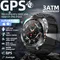 LIGE GPS Smart Watch Premium Militär Bluetooth Anruf Outdoor Sport 3ATM Wasserdicht AMOLED 1,43 Zoll Bildschirm Neue Smartwatch Männer